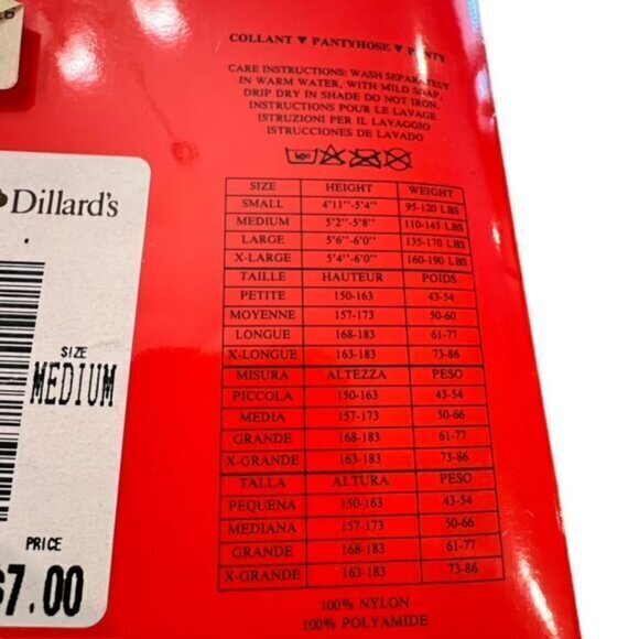 Dolci Calze Nylon Pantyhose Art 1502 0716 Collant Rita IVORY Avorio 50 MED Italy - Picture 3 of 3